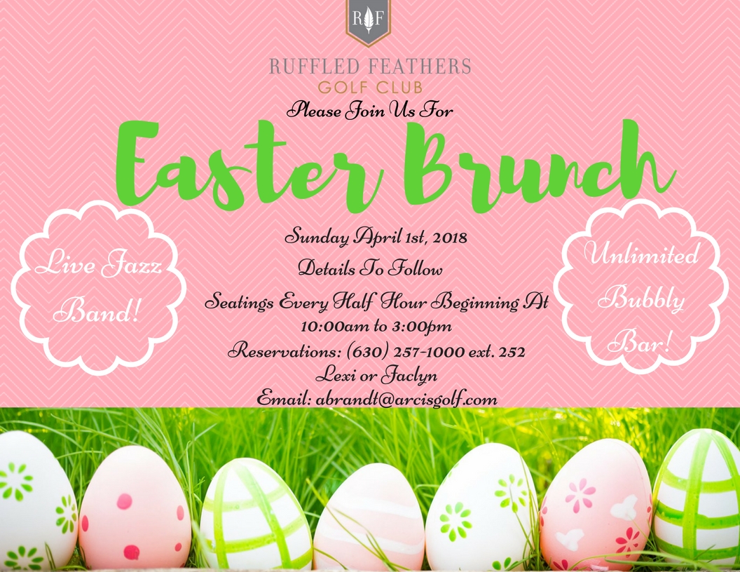 Easter brunch flyer