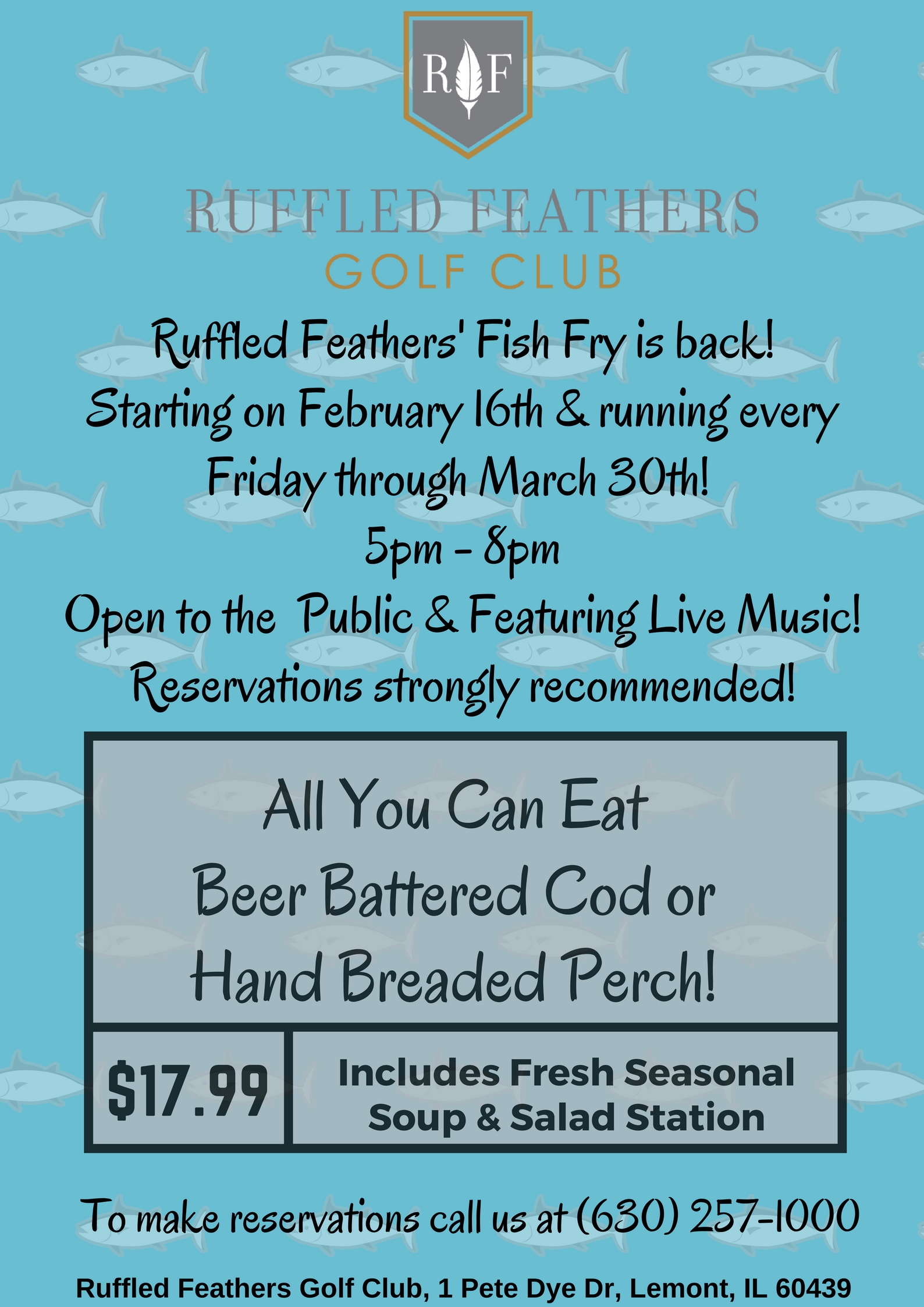 2018 fish fry flyer