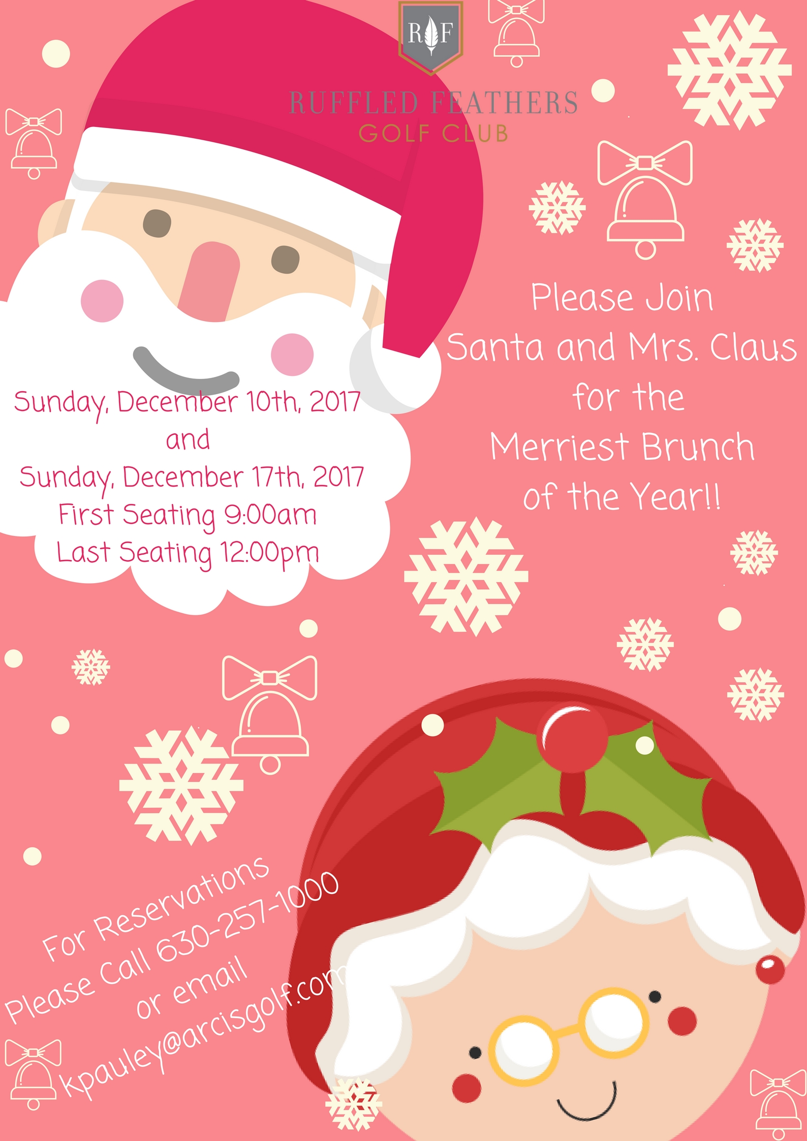 2017 Santa brunch flyer